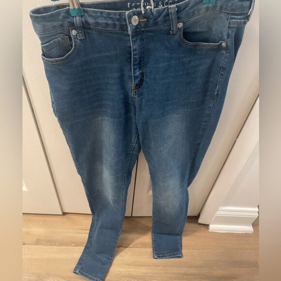 Blue Denim Jeans by R & C - Picture 1 of 2